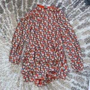 NWT! Vici Floral Ruffle Tiered Romper